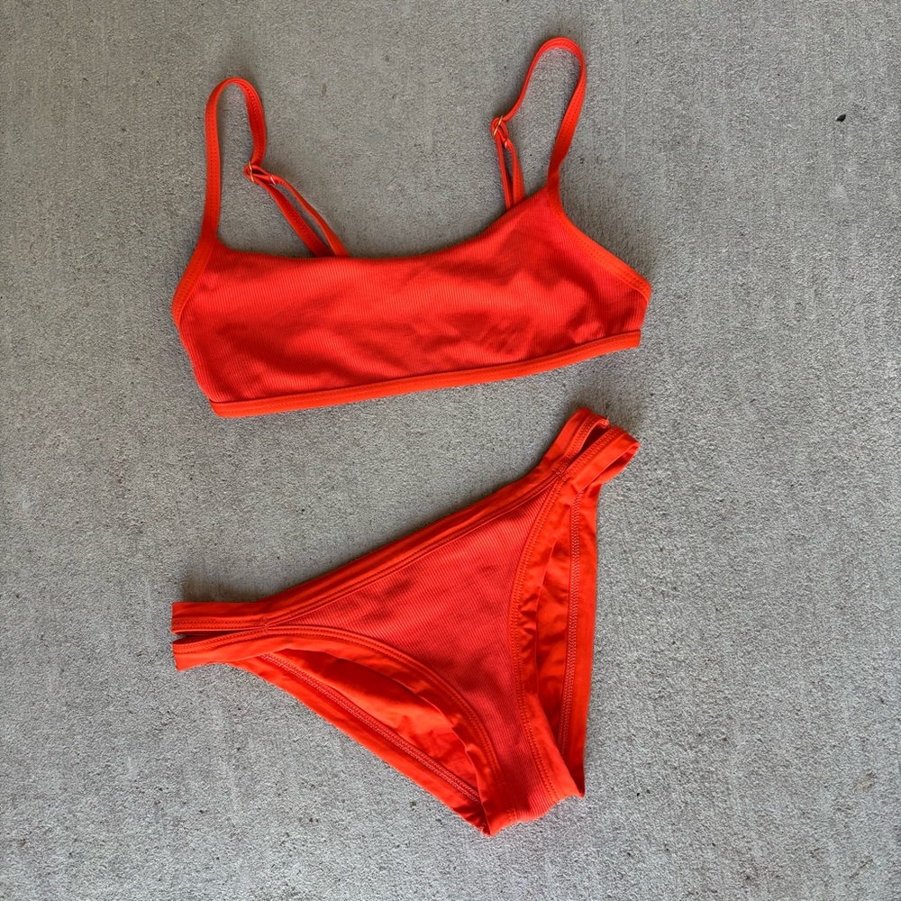 L*Space Vibrant Orange Bikini Set